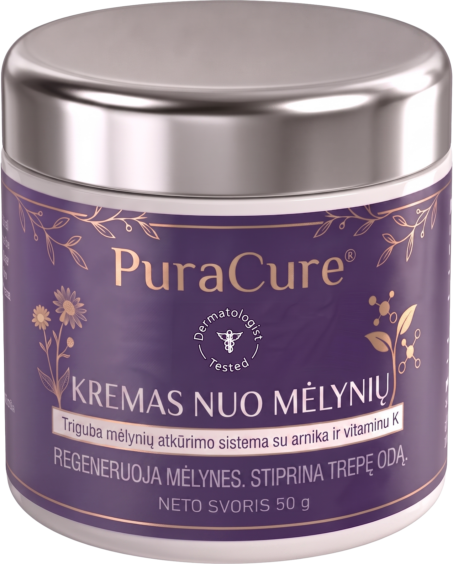 🪻100K+ ATSILIEPIMŲ 💁♀️ – PuraCure® Kremas mėlynėms ir odos stiprinimui