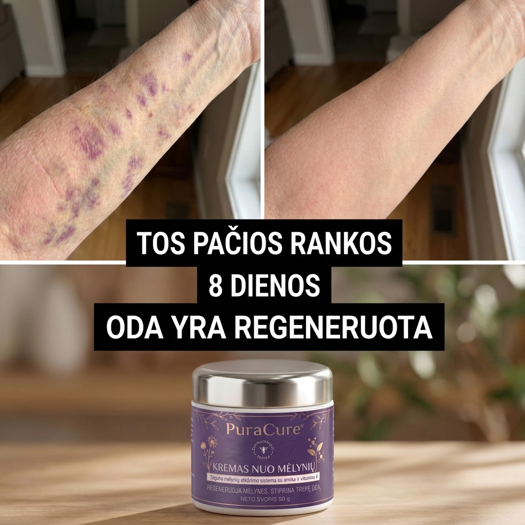 🪻100K+ ATSILIEPIMŲ 💁‍♀️ – PuraCure® Kremas mėlynėms ir odos stiprinimui