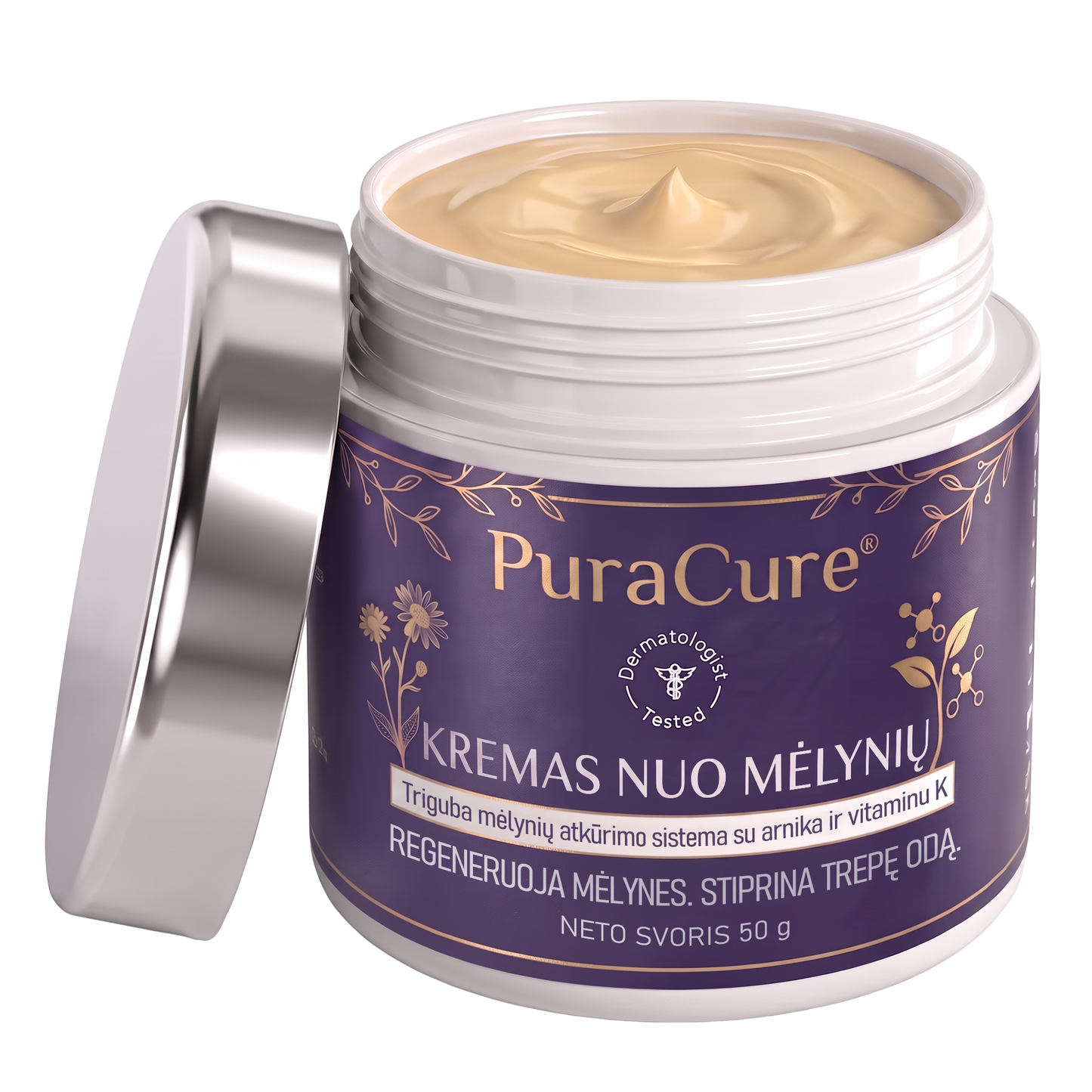 🪻100K+ ATSILIEPIMŲ 💁‍♀️ – PuraCure® Kremas mėlynėms ir odos stiprinimui