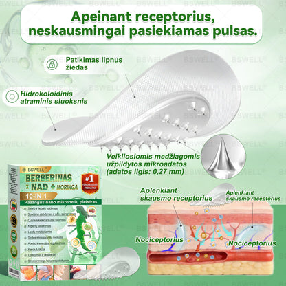 🌼BSWELL® Nano mikrodurų lieknėjimo pleistras (𝑱𝒖𝒔𝒕 𝒐𝒏𝒄𝒆 𝒂 𝒅𝒂𝒚, 𝒗𝒊𝒔𝒊𝒃𝒍𝒆 𝒄𝒉𝒂𝒏𝒈𝒆𝒔 𝒊𝒏 28 𝒅𝒂𝒚𝒔) ✅ 𝑭𝒐𝒓 𝒐𝒃𝒆𝒔𝒊𝒕𝒚, 𝒄𝒂𝒓𝒅𝒊𝒐𝒗𝒂𝒔𝒄𝒖𝒍𝒂𝒓 𝒉𝒆𝒂𝒍𝒕𝒉, 𝒅𝒊𝒂𝒃𝒆𝒕𝒆𝒔, 𝒔𝒍𝒆𝒆𝒑 𝒂𝒑𝒏𝒆𝒂, 𝒈𝒖𝒕 𝒉𝒆𝒂𝒍𝒕𝒉, 𝒋𝒐𝒊𝒏𝒕 𝒊𝒔𝒔𝒖𝒆𝒔, 𝒂𝒏𝒅 𝒎𝒐𝒓𝒆