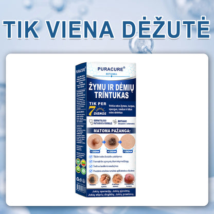 PuraCure® 👩‍⚕️ 7 dienų odos išaugų ir dėmių šalinimo pieštukas – neskausmingas, be randų, profesionalus ritininis aplikatorius