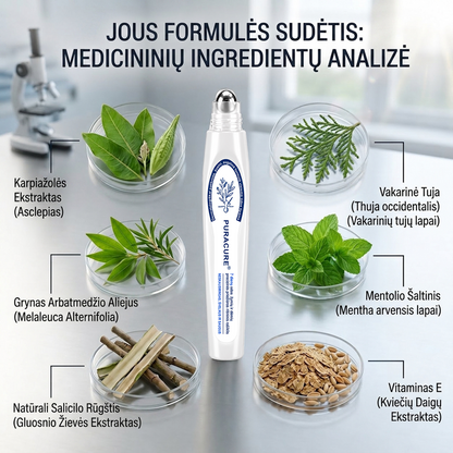 PuraCure® 👩‍⚕️ 7 dienų odos išaugų ir dėmių šalinimo pieštukas – neskausmingas, be randų, profesionalus ritininis aplikatorius
