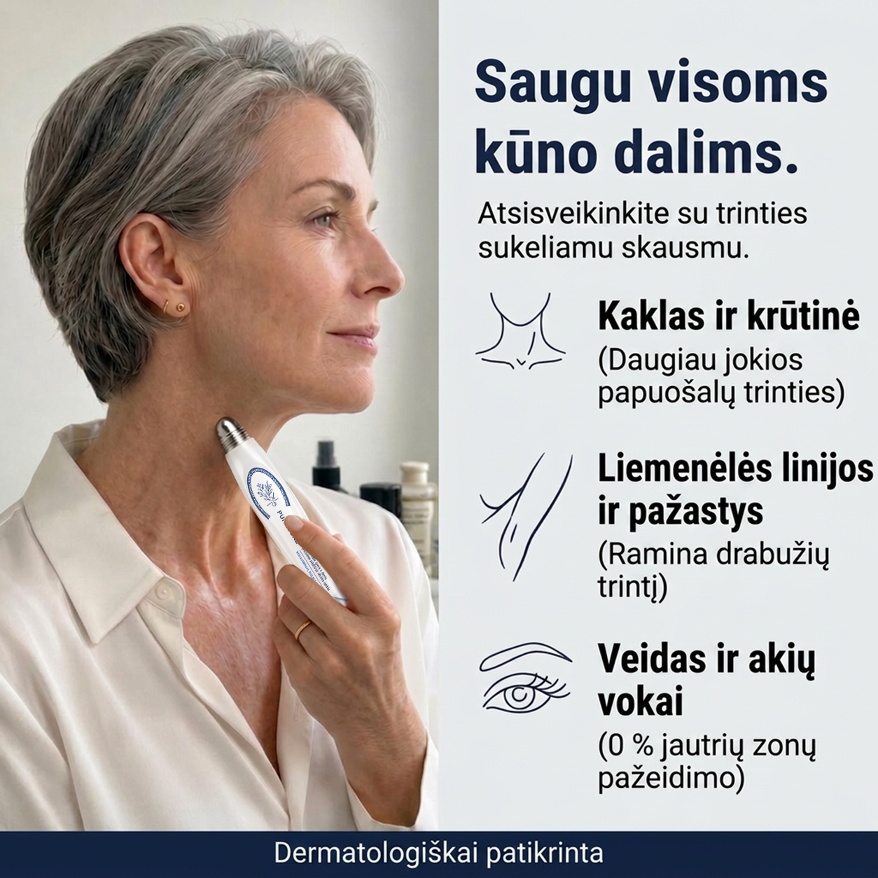PuraCure® 👩‍⚕️ 7 dienų odos išaugų ir dėmių šalinimo pieštukas – neskausmingas, be randų, profesionalus ritininis aplikatorius